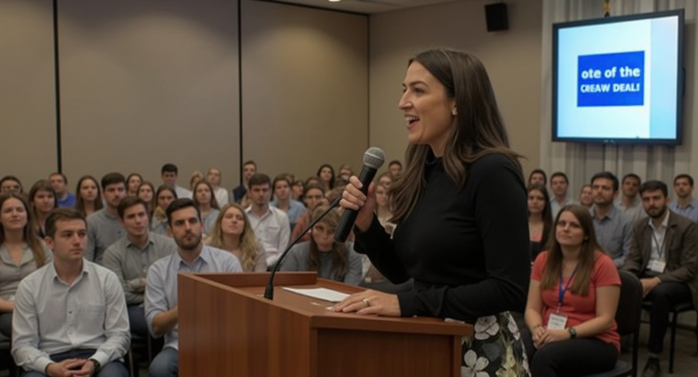 AOC's 'Students vs. Billionaires' Rally Turns Into 'From the River to the Sea' Sing-Along