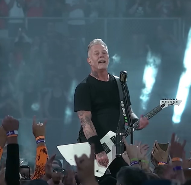 James Hetfield Tells His Audience What Every Concert-Goer Already Knows: Shut Up and Play
