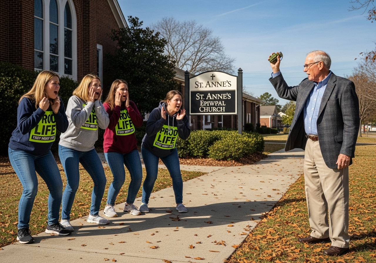Retired Lawyer’s Stunt Sparks Outrage and Arrest