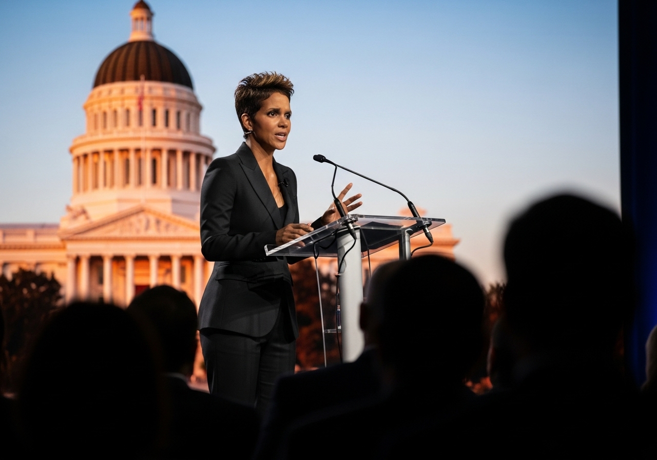 Halle Berry Blasts Newsom: A Bold Call Out