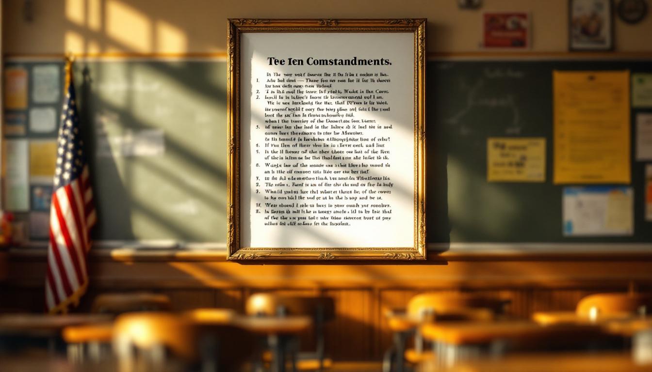 Judge Makes Biblical Ruling on Schools Having Ten Commandments in the Classroom