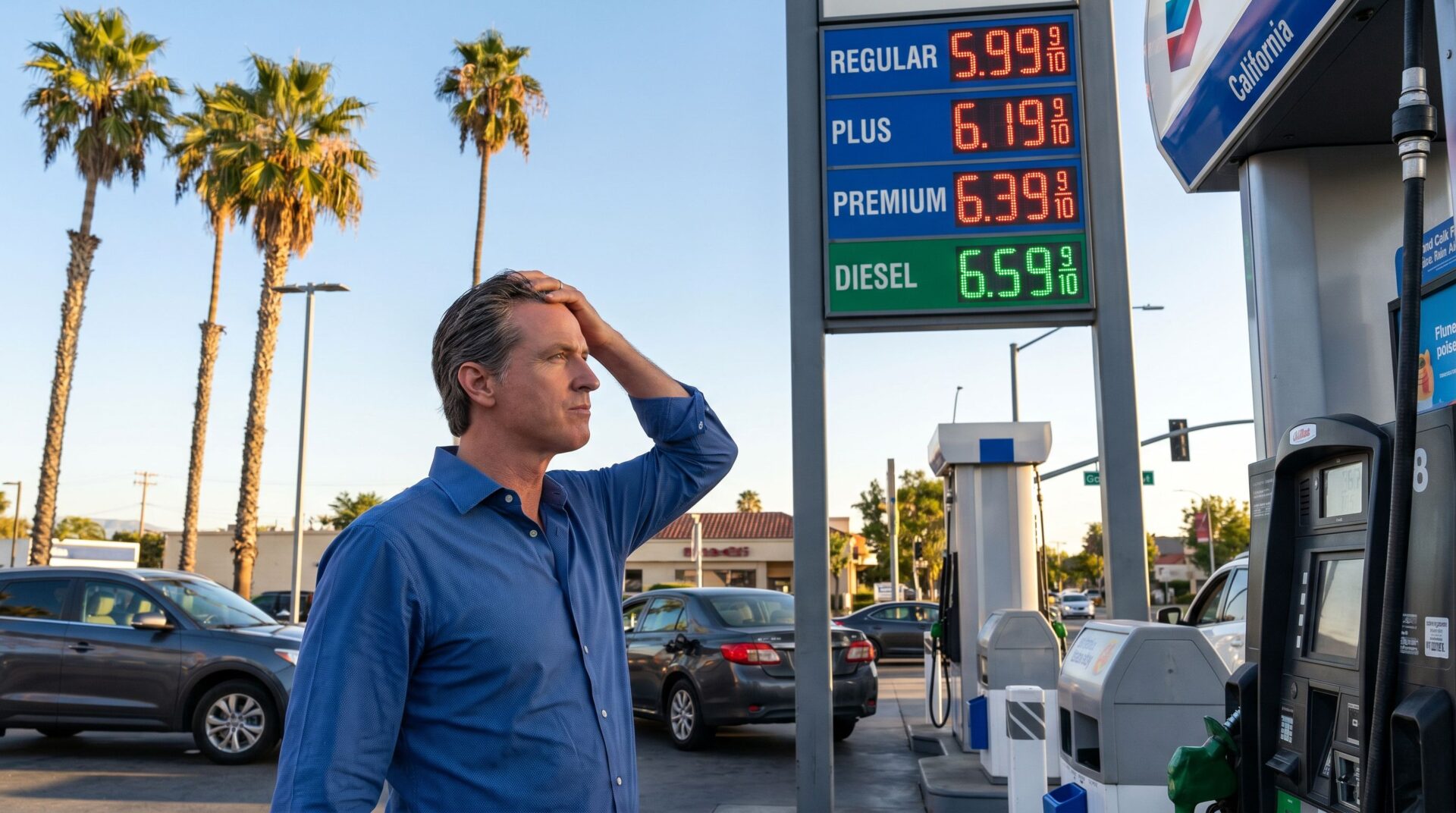 Six Dollar Gas in California — Because Apparently Destroying Your Own State Is a Lifestyle Choice Now